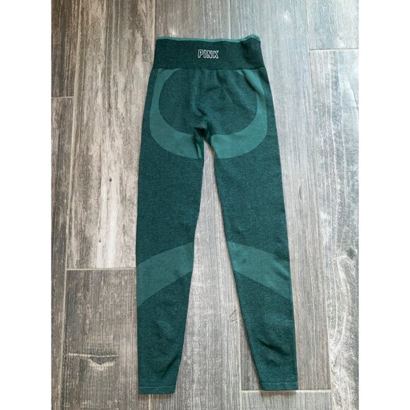 Victoria's Secret PINK Sport Seamless Workout Tight size XS Green - Picture 5 of 7